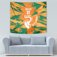 Ivory Coast Football Custom Tapestry Les Elephants Champions - Wonder Print Shop