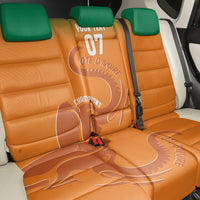 Ivory Coast Football Custom Back Car Seat Cover Ivory Elephants - Basic Style LT7 - Wonder Print Shop