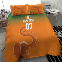Ivory Coast Football Custom Bedding Set Ivory Elephants - Basic Style LT7 - Wonder Print Shop