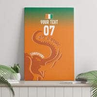 Ivory Coast Football Custom Canvas Wall Art Ivory Elephants - Basic Style LT7 - Wonder Print Shop