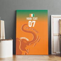 Ivory Coast Football Custom Canvas Wall Art Ivory Elephants - Basic Style LT7 - Wonder Print Shop