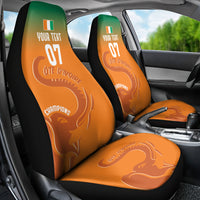 Ivory Coast Football Custom Car Seat Cover Ivory Elephants - Basic Style LT7 - Wonder Print Shop