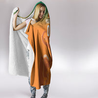 Ivory Coast Football Custom Hooded Blanket Ivory Elephants - Basic Style