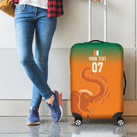 Ivory Coast Football Custom Luggage Cover Ivory Elephants - Basic Style - Wonder Print Shop