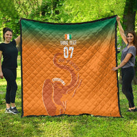 Ivory Coast Football Custom Quilt Ivory Elephants - Basic Style - Wonder Print Shop