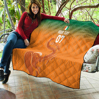 Ivory Coast Football Custom Quilt Ivory Elephants - Basic Style - Wonder Print Shop