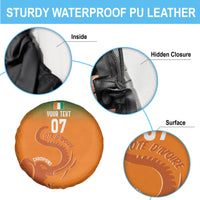 Ivory Coast Football Custom Spare Tire Cover Ivory Elephants - Basic Style - Wonder Print Shop