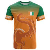 Ivory Coast Football Custom T Shirt Ivory Elephants - Basic Style - Wonder Print Shop