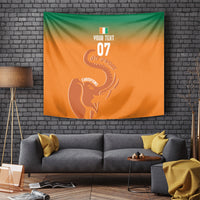 Ivory Coast Football Custom Tapestry Ivory Elephants - Basic Style - Wonder Print Shop
