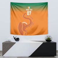 Ivory Coast Football Custom Tapestry Ivory Elephants - Basic Style - Wonder Print Shop