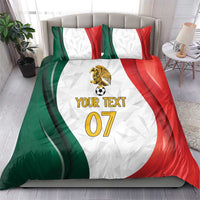 Custom Mexico Football Bedding Set El Tricolor Viva Champions