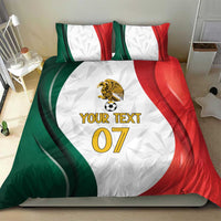 Custom Mexico Football Bedding Set El Tricolor Viva Champions