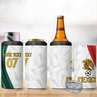Custom Mexico Football 4 in 1 Can Cooler Tumbler El Tricolor Viva Champions