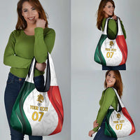 Custom Mexico Football Grocery Bag El Tricolor Viva Champions