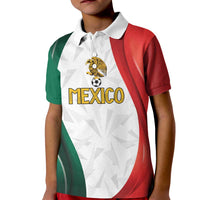 Custom Mexico Football Kid Polo Shirt El Tricolor Viva Champions