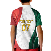 Custom Mexico Football Kid Polo Shirt El Tricolor Viva Champions