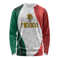 Custom Mexico Football Long Sleeve Shirt El Tricolor Viva Champions