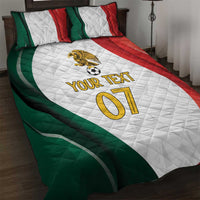 Custom Mexico Football Quilt Bed Set El Tricolor Viva Champions