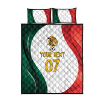 Custom Mexico Football Quilt Bed Set El Tricolor Viva Champions
