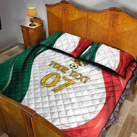 Custom Mexico Football Quilt Bed Set El Tricolor Viva Champions