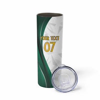 Custom Mexico Football Skinny Tumbler El Tricolor Viva Champions