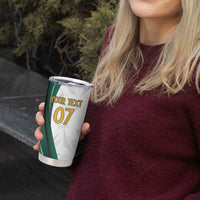 Custom Mexico Football Tumbler Cup El Tricolor Viva Champions