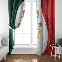Custom Mexico Football Window Curtain El Tricolor Viva Champions