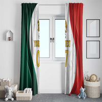 Custom Mexico Football Window Curtain El Tricolor Viva Champions