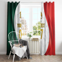 Custom Mexico Football Window Curtain El Tricolor Viva Champions
