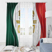 Custom Mexico Football Window Curtain El Tricolor Viva Champions