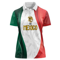 Custom Mexico Football Women Polo Shirt El Tricolor Viva Champions