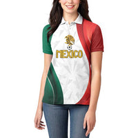 Custom Mexico Football Women Polo Shirt El Tricolor Viva Champions