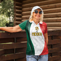 Custom Mexico Football Women Polo Shirt El Tricolor Viva Champions
