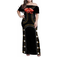 Mexico Mariachi Charro Costume Inpsired Family Matching Off Shoulder Maxi Dress and Hawaiian Shirt