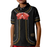 Mexico Mariachi Charro Costume Inpsired Kid Polo Shirt