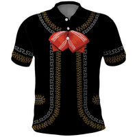 Mexico Mariachi Charro Costume Inpsired Polo Shirt