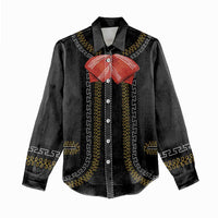 Mexico Mariachi Charro Costume Inpsired Women Casual Shirt