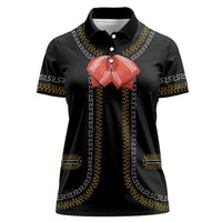 Mexico Mariachi Charro Costume Inpsired Women Polo Shirt
