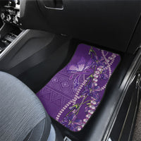 Lupus Awareness Purple Ribbon Butterfly Car Mats Hope