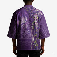 Lupus Awareness Purple Ribbon Butterfly Kimono Hope