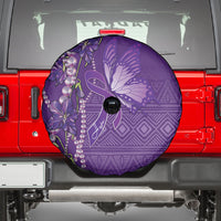 Lupus Awareness Purple Ribbon Butterfly Spare Tire Cover Hope