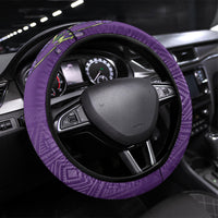 Lupus Awareness Purple Ribbon Butterfly Steering Wheel Cover Hope