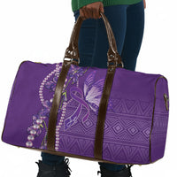 Lupus Awareness Purple Ribbon Butterfly Travel Bag Hope