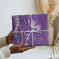 Lupus Awareness Purple Ribbon Butterfly Wrapping Paper Hope