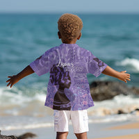 Lupus Awareness Afro Girl - Proud Survivor Kid Hawaiian Shirt Ankara Pattern
