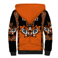 Personalised Canada Indigenous Sherpa Hoodie Every Child Matters - Wonder Print Shop