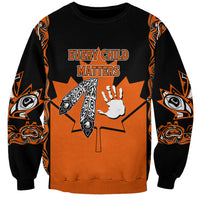 Personalised Canada Indigenous Sweatshirt Every Child Matters - Wonder Print Shop