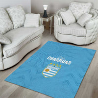 Uruguay Football 2024 Custom Area Rug Los Charruas Sol de Mayo Ornamental Style LT7 - Wonder Print Shop