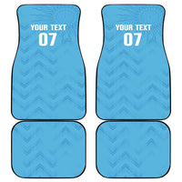 Uruguay Football 2024 Custom Car Mats Los Charruas Sol de Mayo Ornamental Style LT7 - Wonder Print Shop