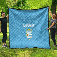 Uruguay Football 2024 Custom Quilt Los Charruas Sol de Mayo Ornamental Style - Wonder Print Shop